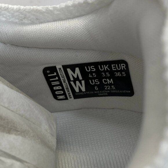 NOBULL Rec’s Low-Top Training Sneakers Women’s 6 White - Picture 3 of 9